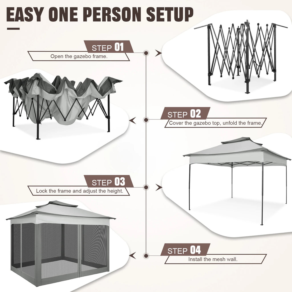11x11ft Pop Up Gazebo