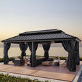 12×20 Hardtop Gazebo with Metal Roof