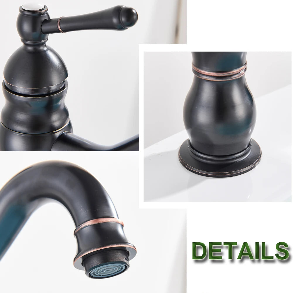 Antique Brass Bathroom Basin Faucet
