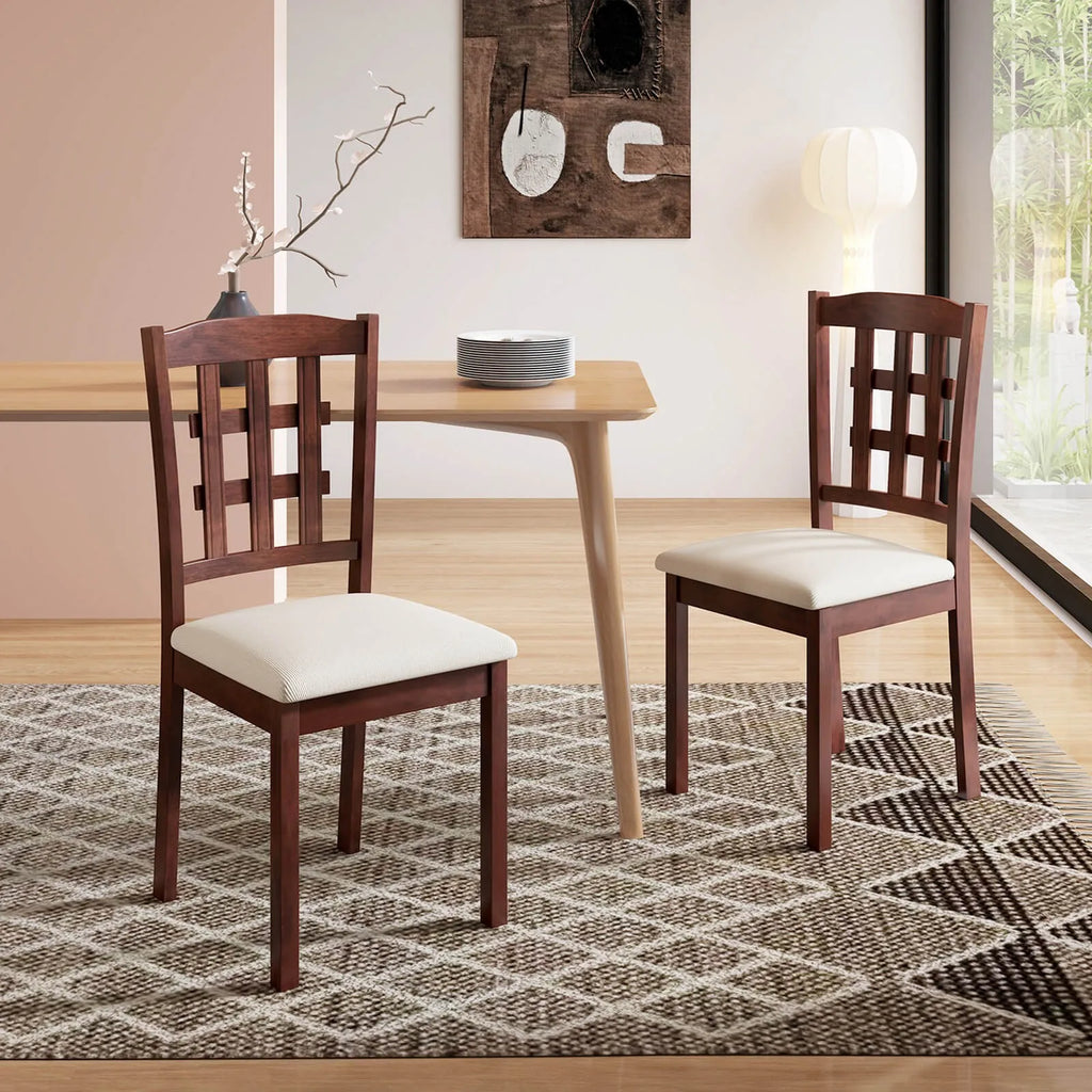 Farmhouse Armless Dining Chair Set of 2