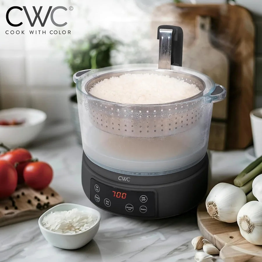 Glass Low Carb 6 Cup Rice Cooker