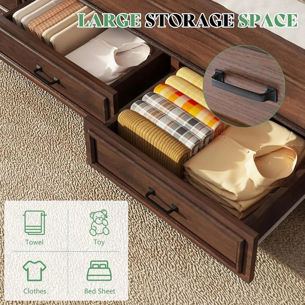 Farmhouse Queen Size Bed Frame