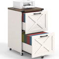 Farmhouse 2 Drawer Small File Cabinet