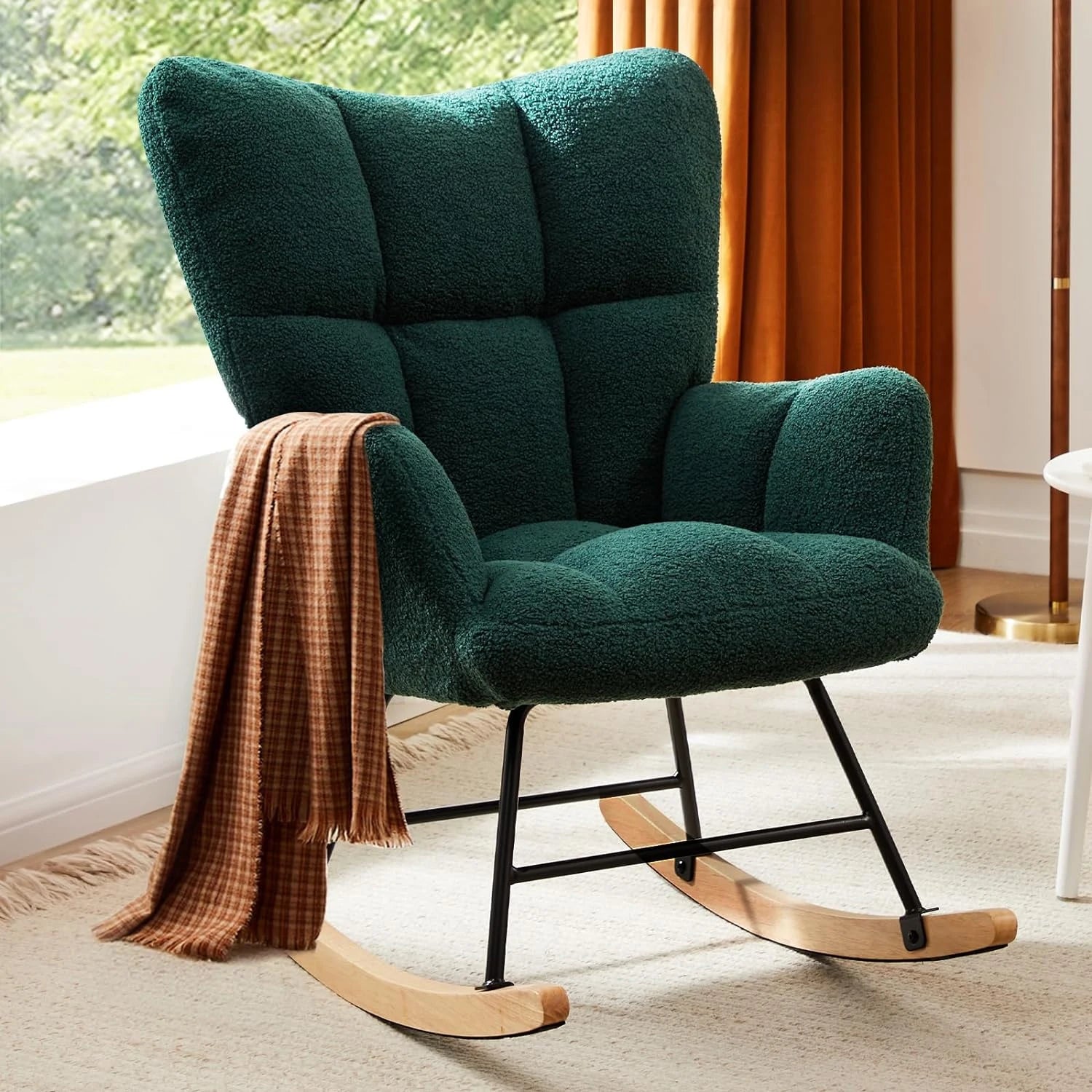 High Back Nursery Rocking Chair