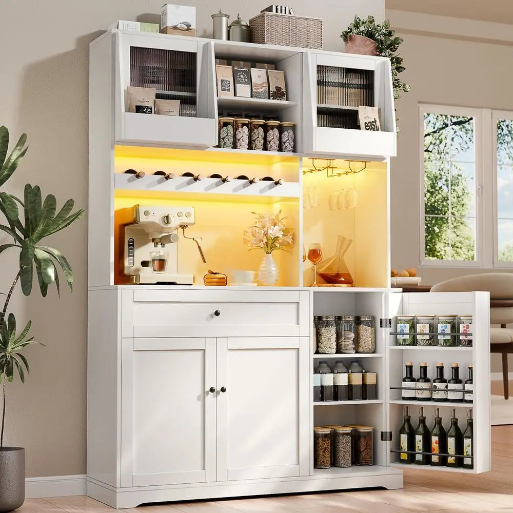 Tall Kitchen Pantry Storage Cabinet