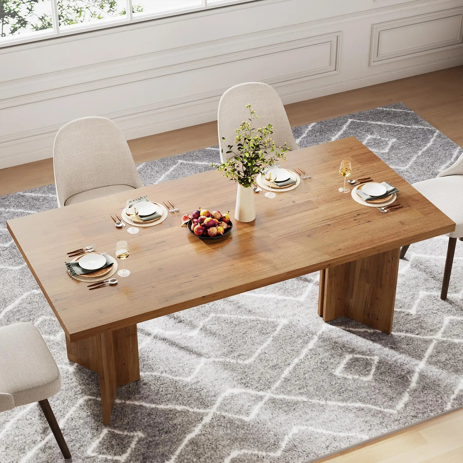 Farmhouse 63-inch Dining Table
