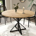 Farmhouse 47" Round Dining Table for 4
