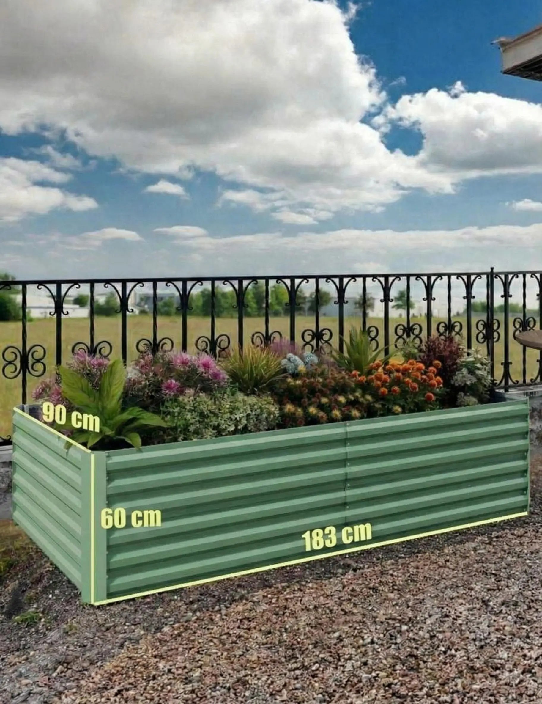 Rustproof Galvanized Raised Garden Bed