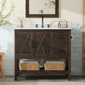 36" Farmhouse Bathroom Vanity with Sink Combo