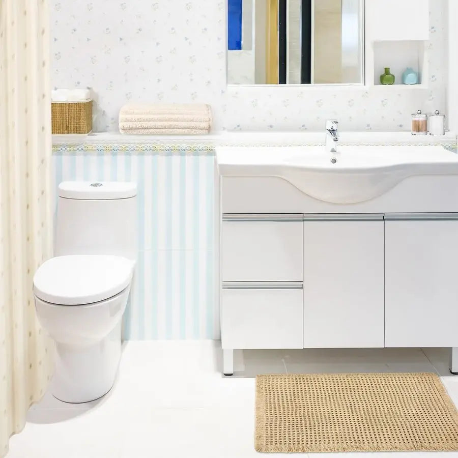 3 Pcs Farmhouse Bathroom Shower Curtain Set