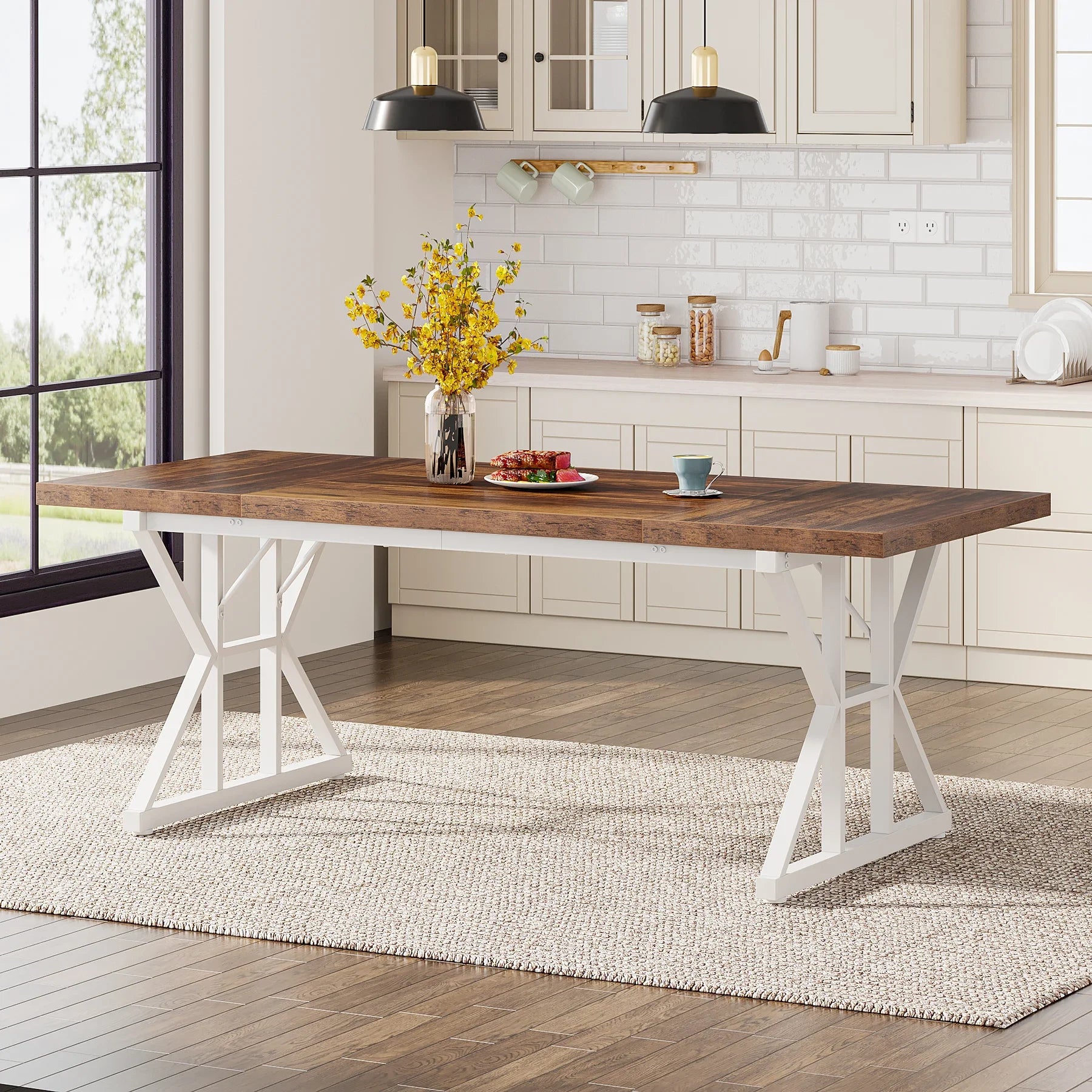 70.8" Dining Table for 6