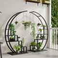 5 Tier Half Moon Plant Stand, 2 Pack
