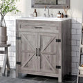 30" Farmhouse Bathroom Vanity with Sink
