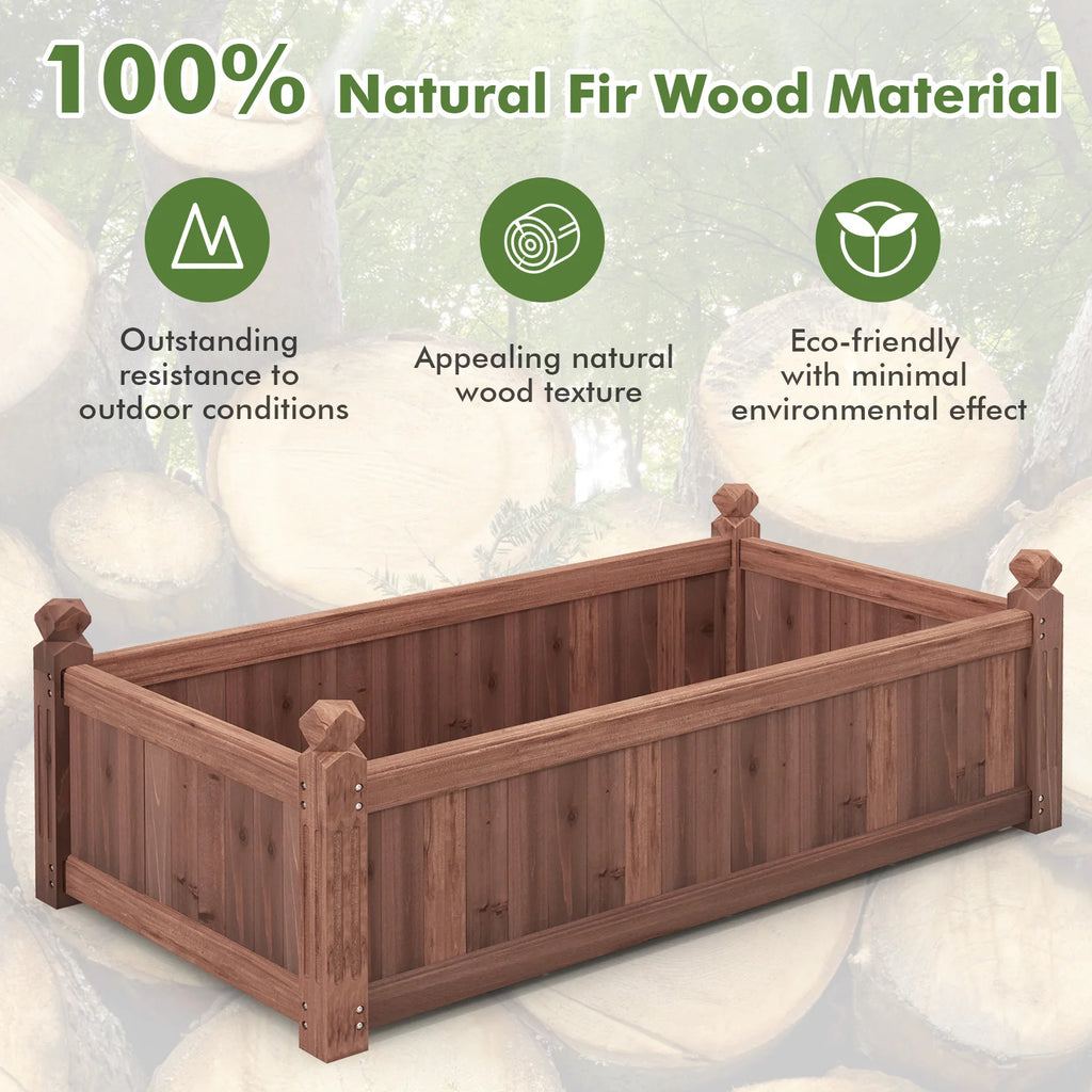 Wooden Raised Garden Bed