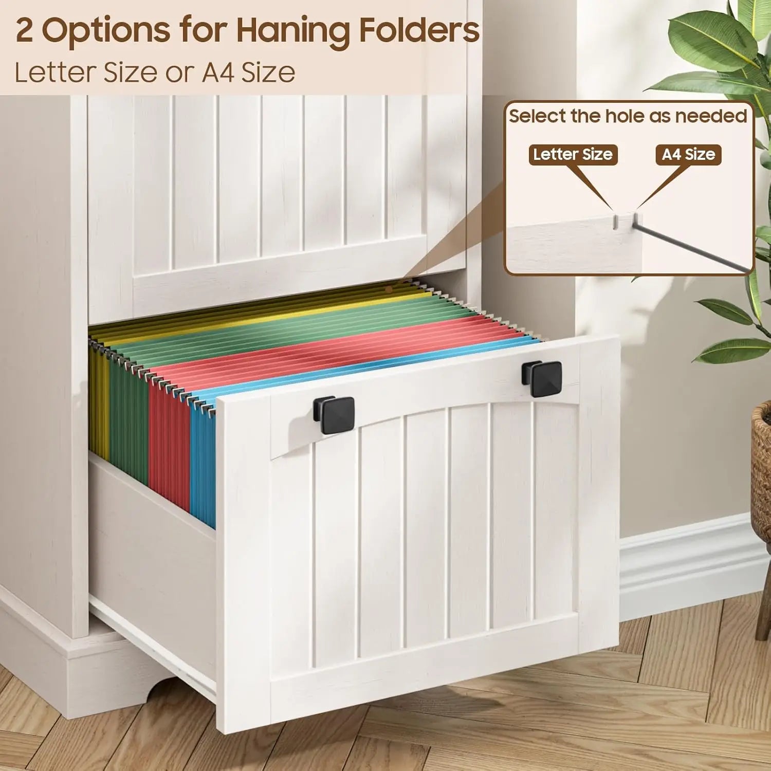 Farmhouse 2 Drawer Small File Cabinet
