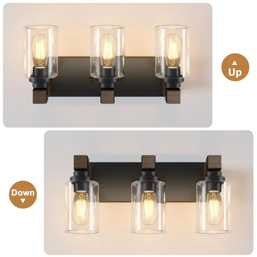 Rustic Bathroom Vanity Light Fixture