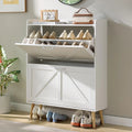 Rattan Shoe Storage Cabinet