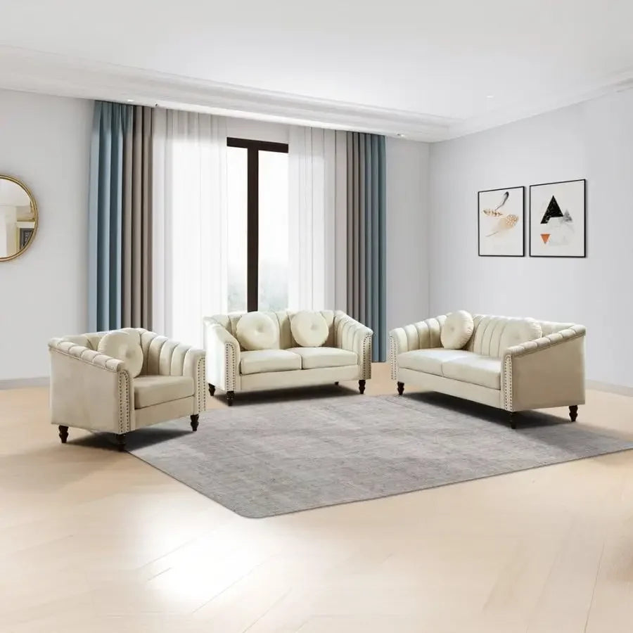 Microfiber Loveseat Sofa