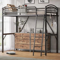 Twin Loft Bed with Bedside Caddy