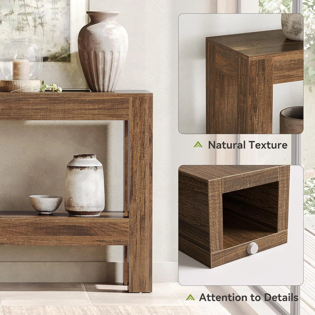 63" Narrow Long Console Table