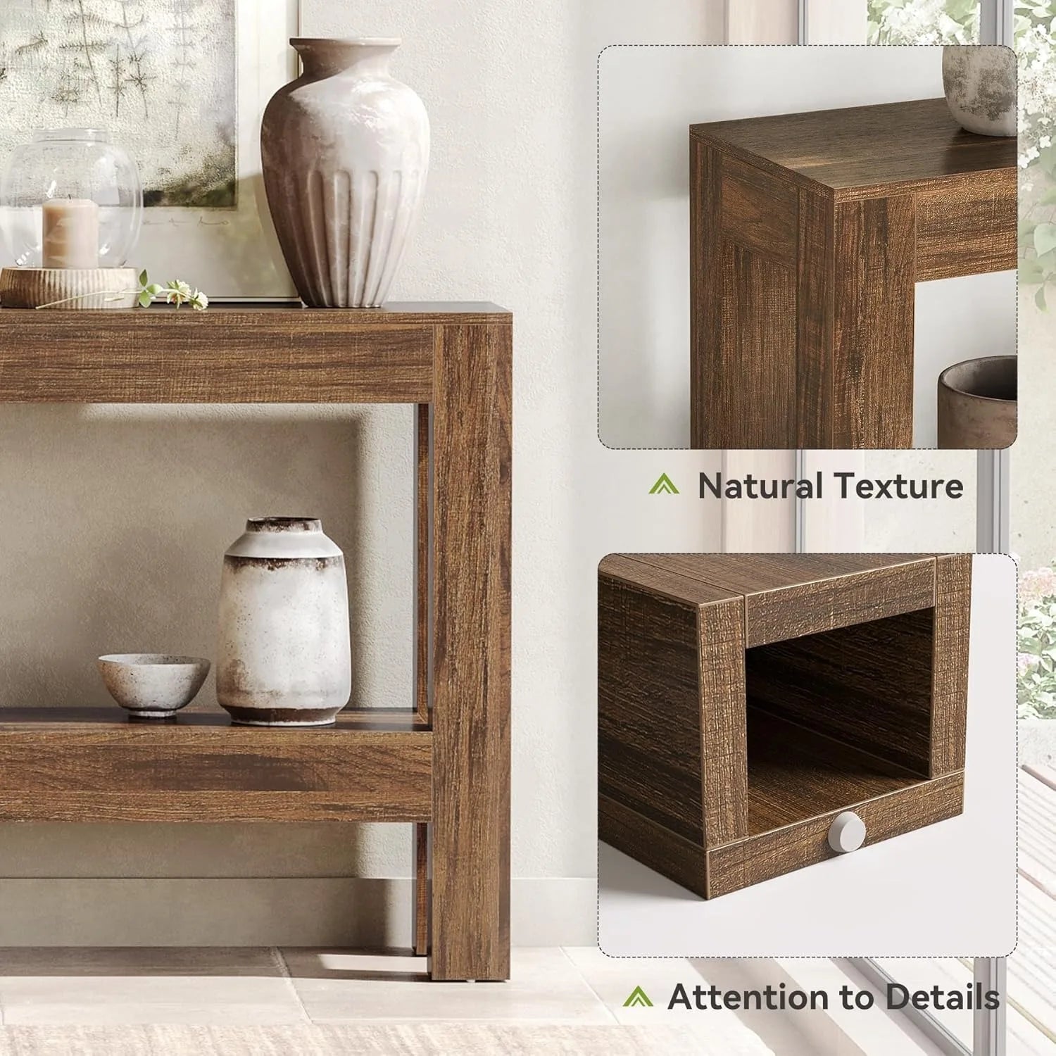 63" Narrow Long Console Table