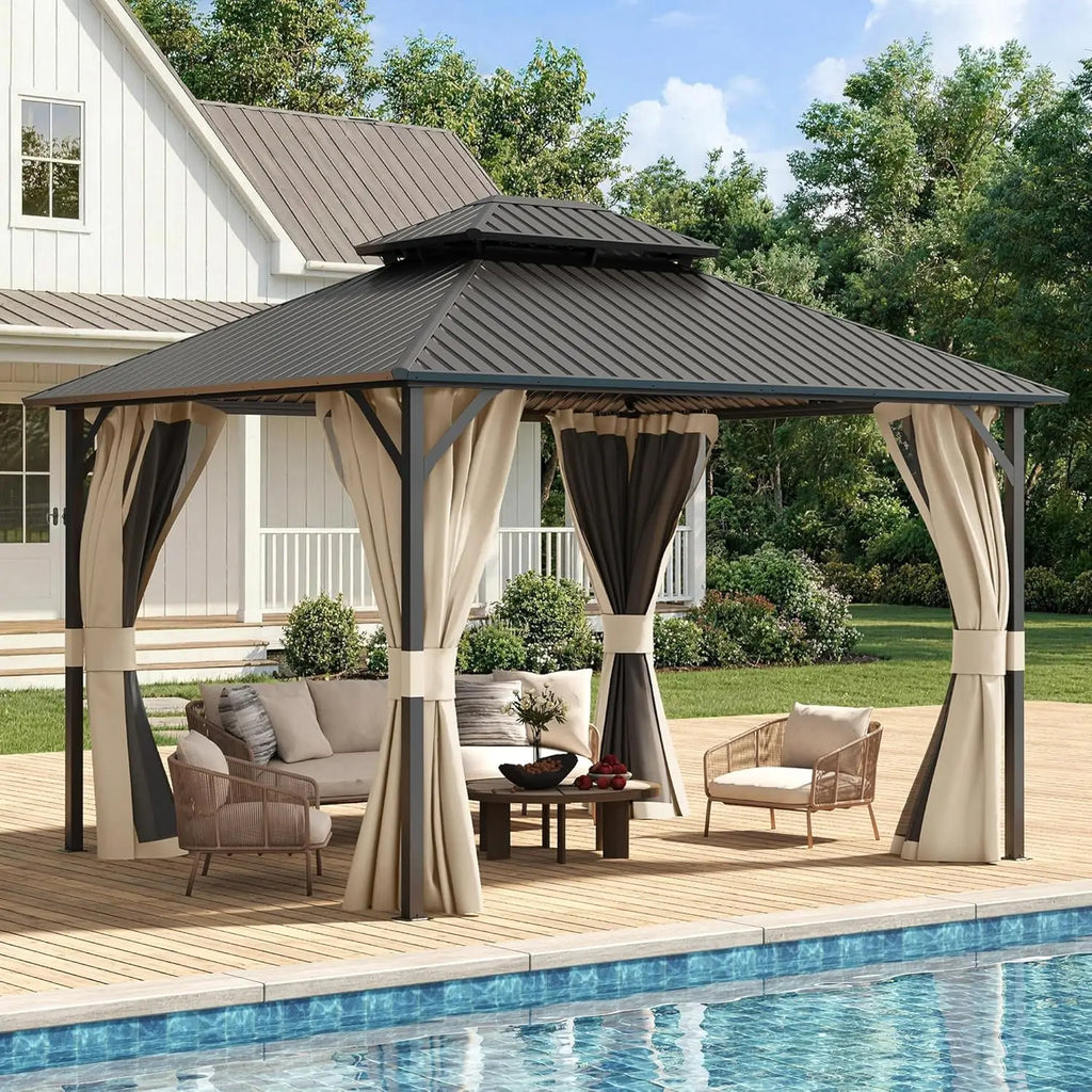 10'x12' Hardtop Gazebo
