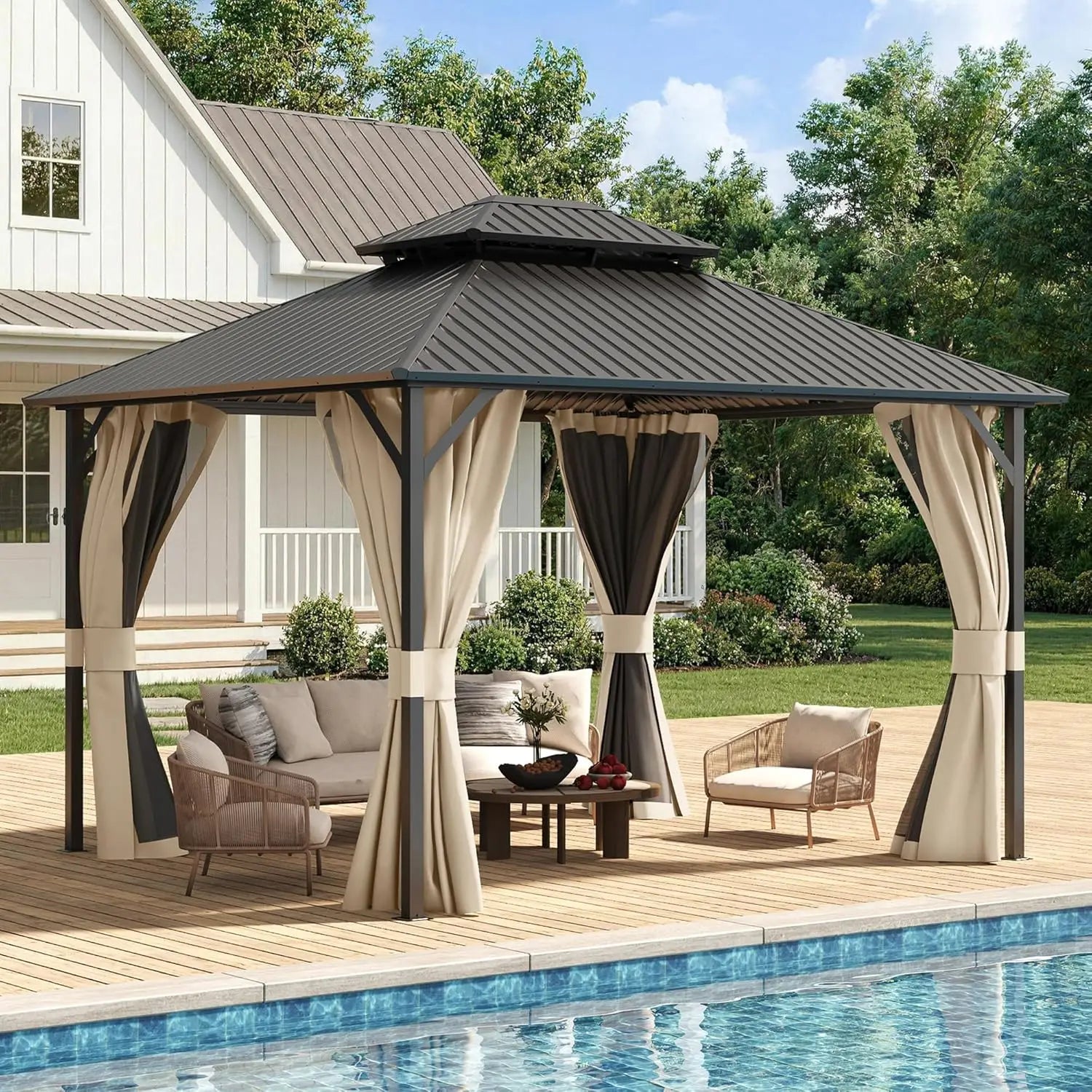 10'x12' Hardtop Gazebo