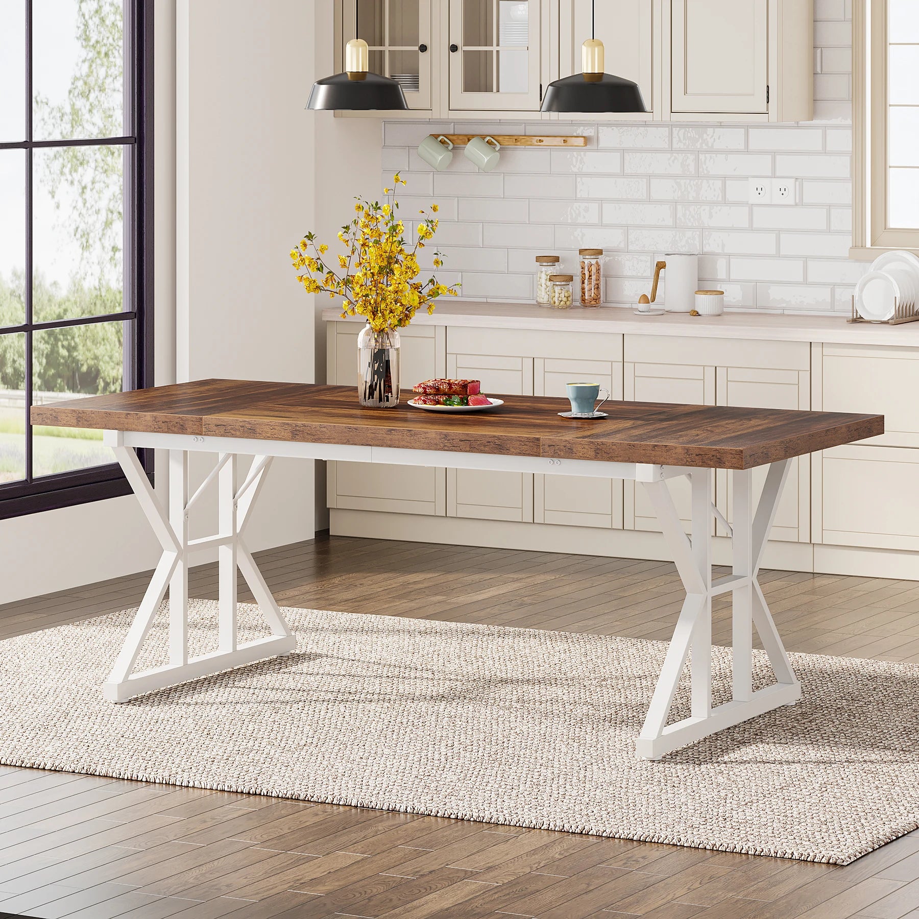 70.8" Dining Table for 6