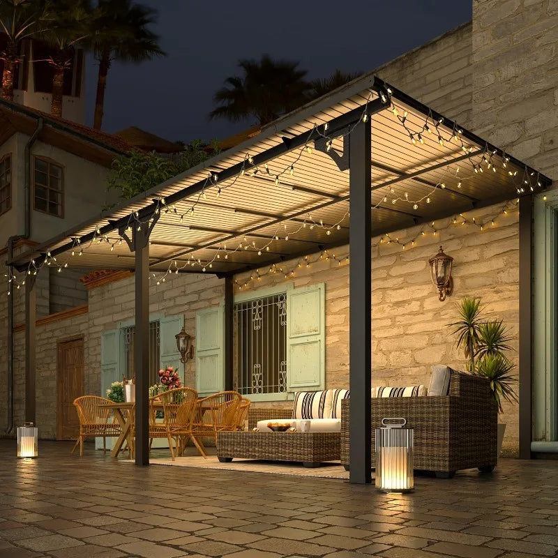 Hard top, Lean To Gazebo for Patio