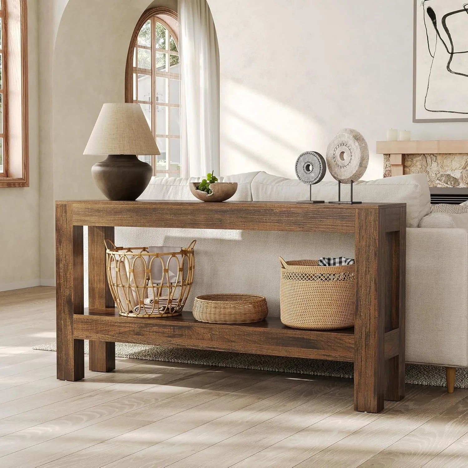 63" Narrow Long Console Table