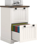 Farmhouse 2 Drawer Small File Cabinet
