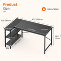 47" L Shaped Computer Desk