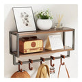 Wall Shelf With Hooks