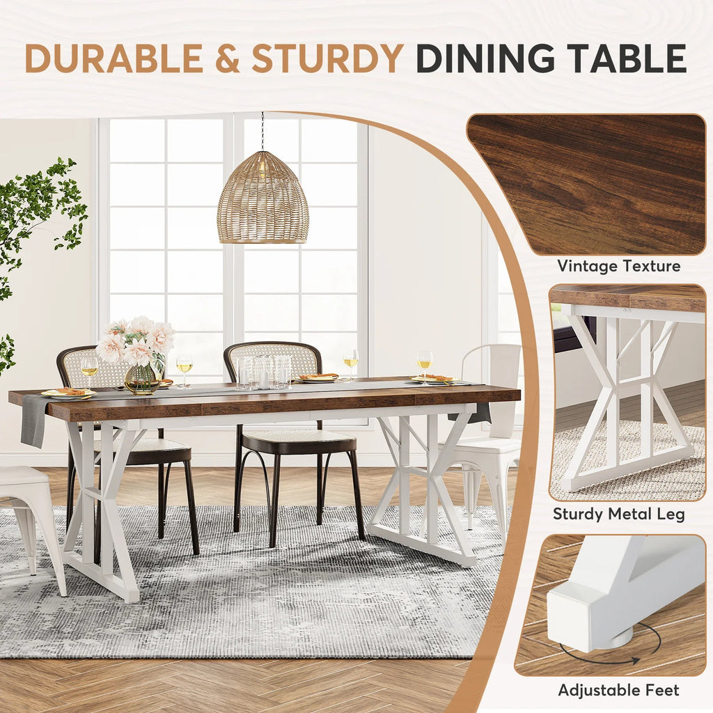 70.8" Dining Table for 6