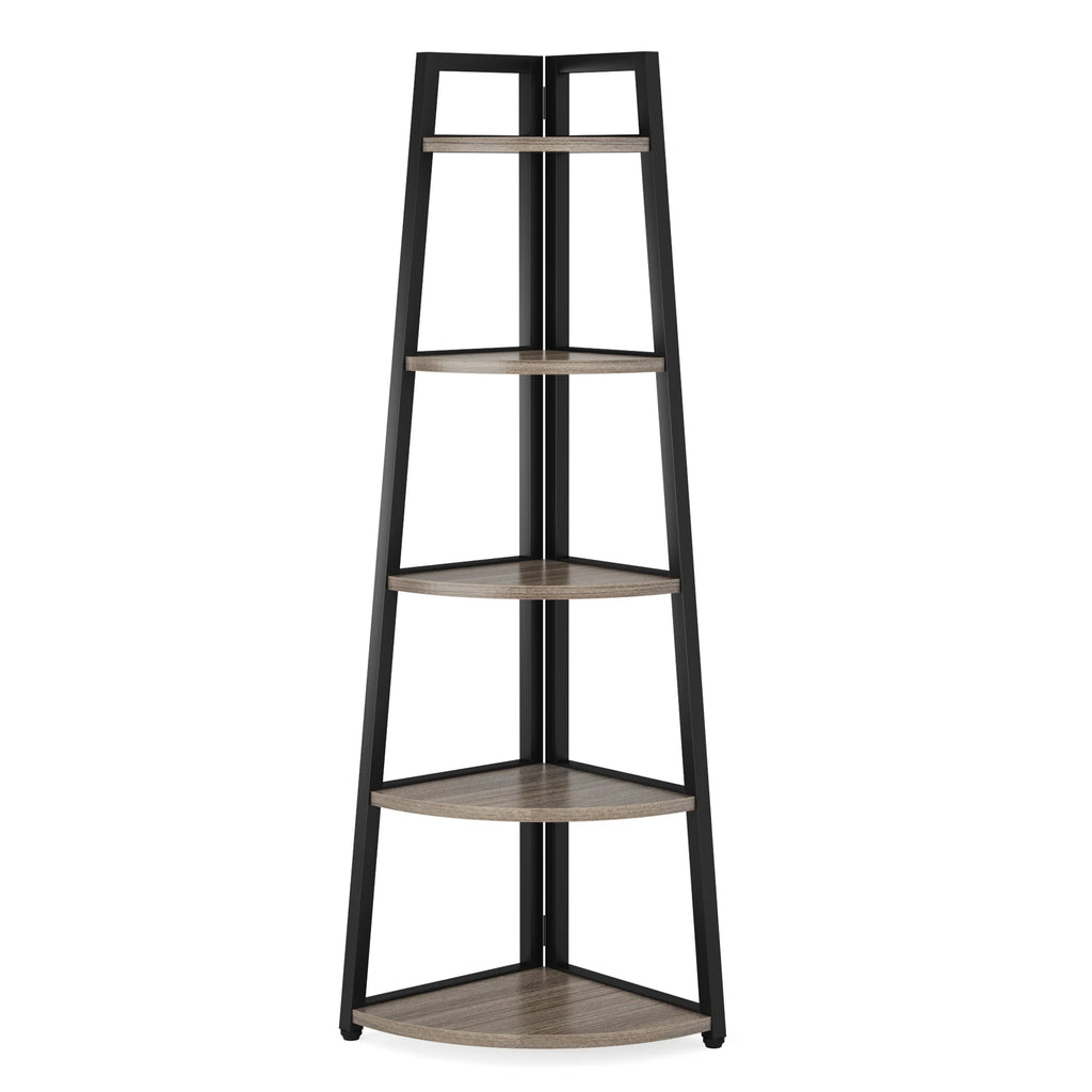 Corner Wood Book Shelf