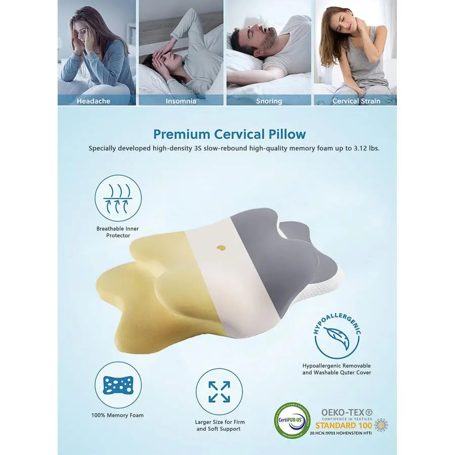 Orthopedic Memory Foam Pillow