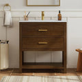 30" Farmhouse Bathroom Vanity With Sink
