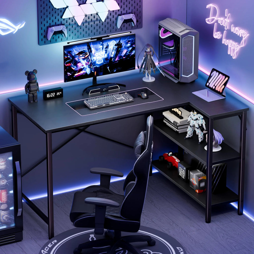 47" L Shaped Computer Desk
