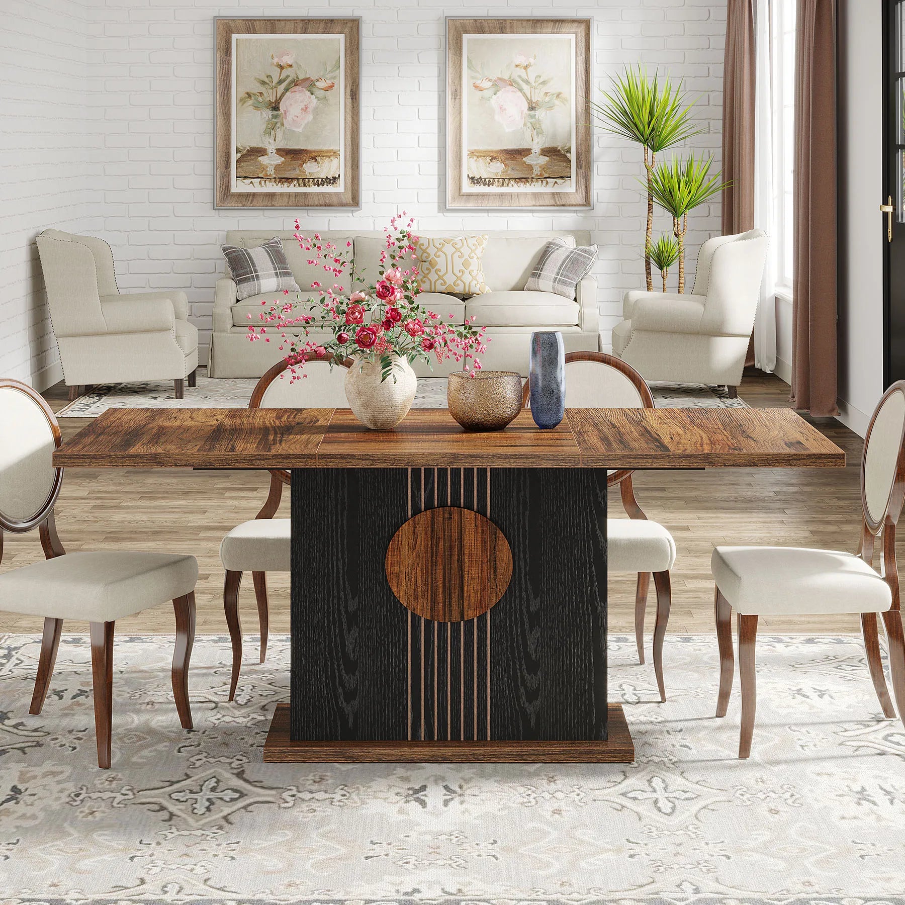 55" Rectangular Dining Table
