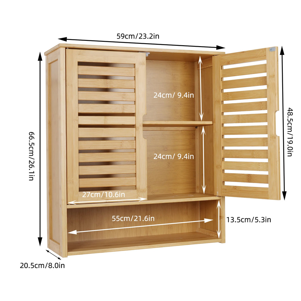 Wall Mounted Bathroom Storage Cabinet