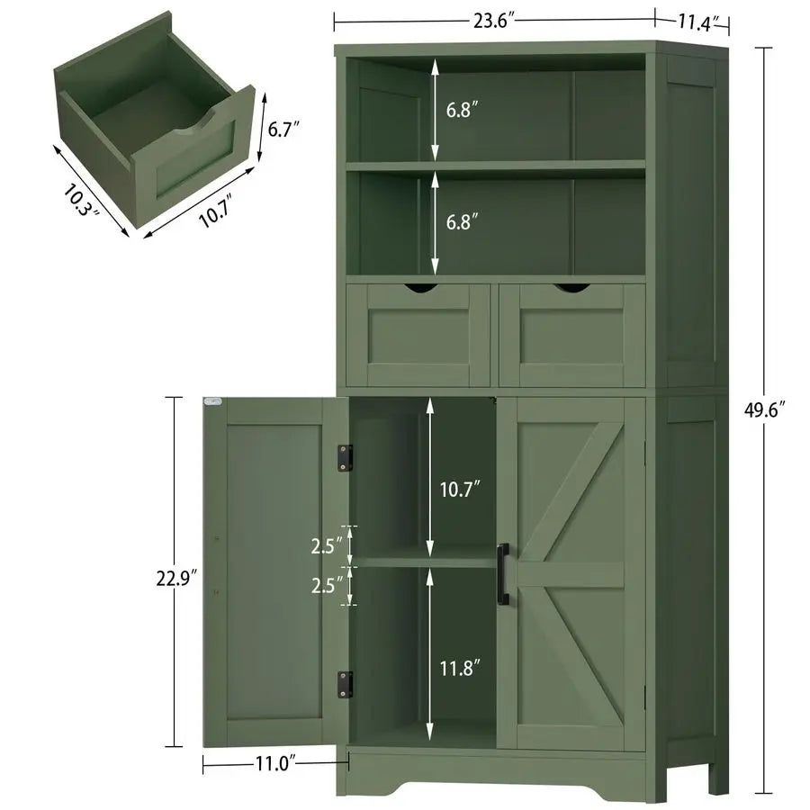 Bathroom Cabinet with Adjustable Shelf