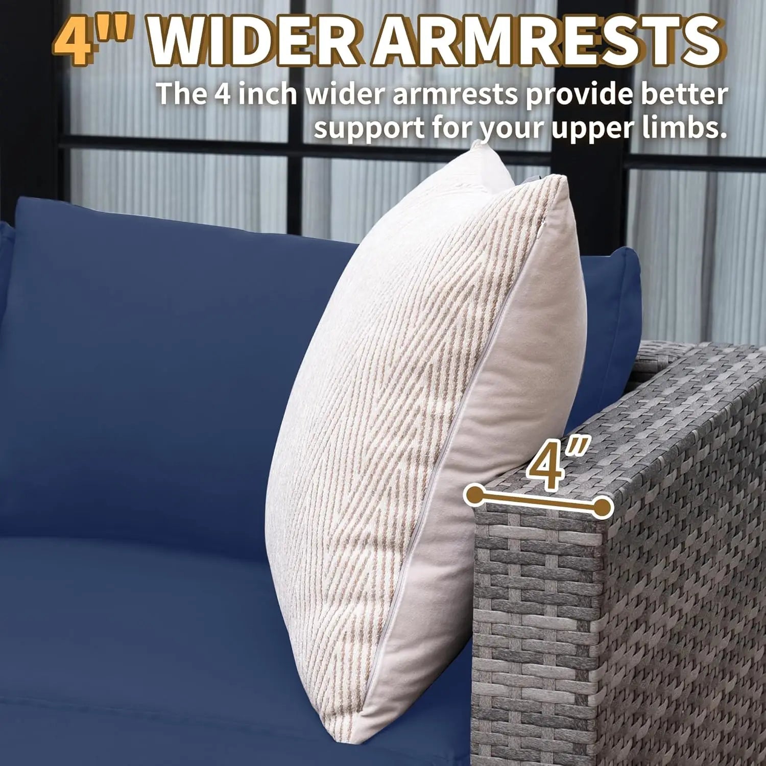 5 Piece Patio Furniture Set