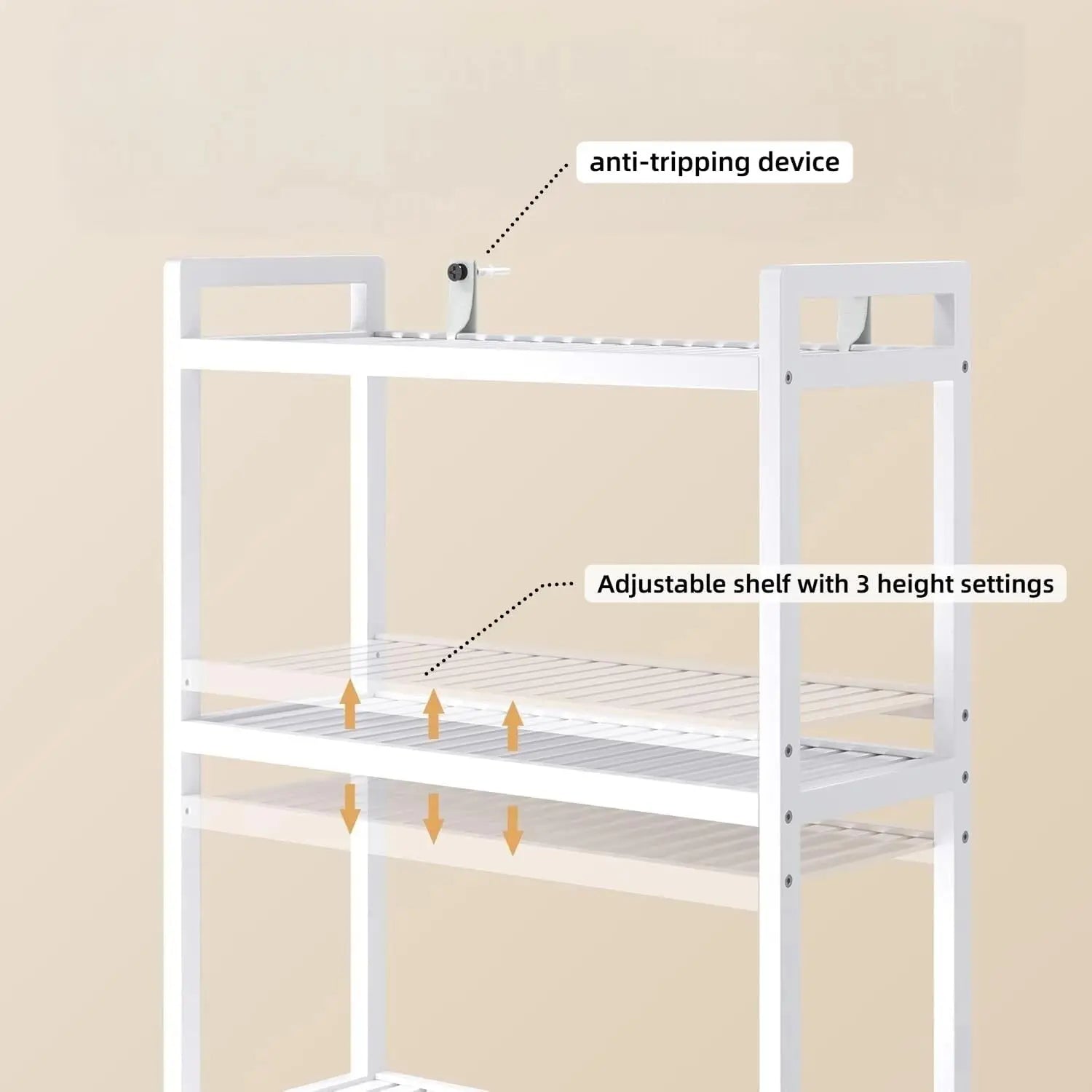 3-Tier Bamboo Over-The-Toilet Shelf