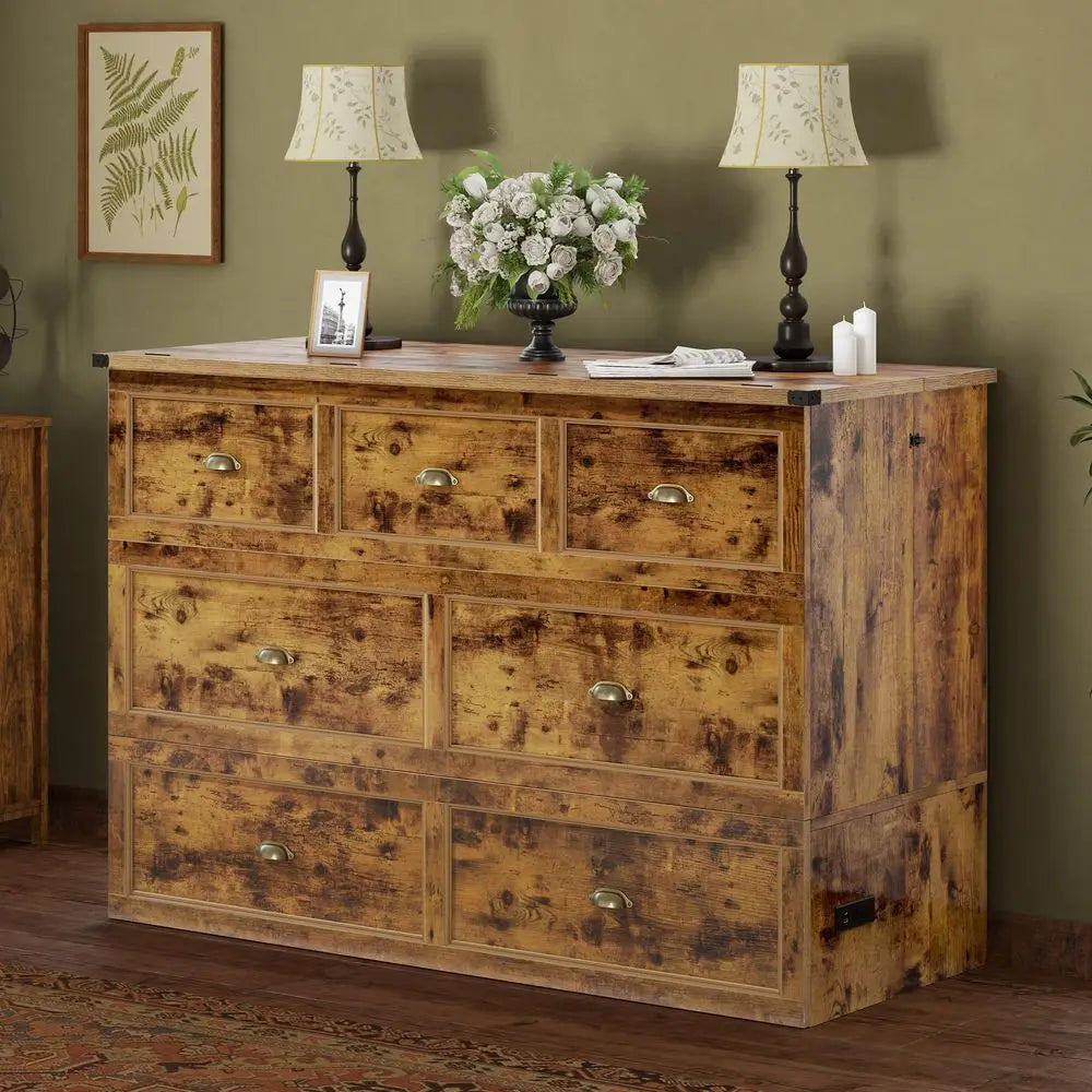Farmhouse Queen Size Murphy Bed