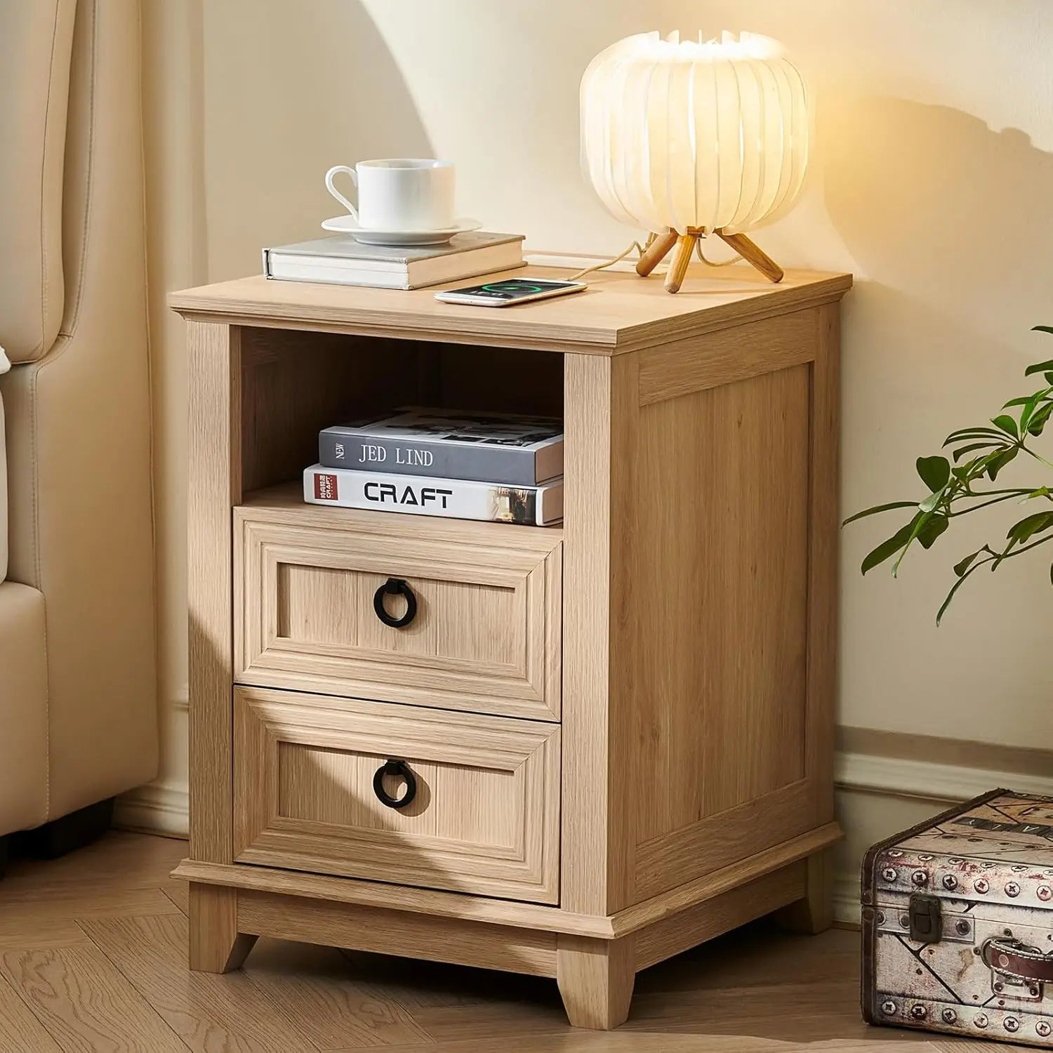 18" Farmhouse Nightstand