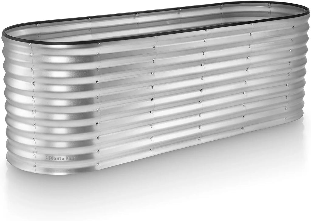 6x2x2ft Galvanized Raised Garden Bed