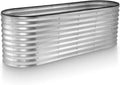 6x2x2ft Galvanized Raised Garden Bed