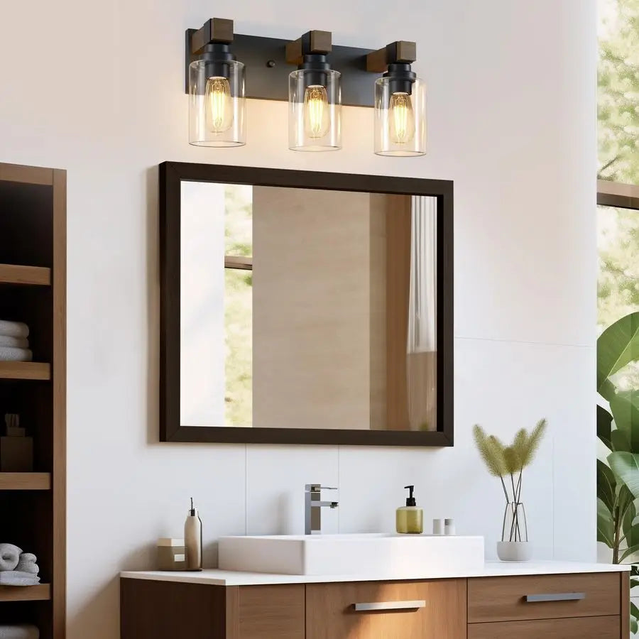 Rustic Bathroom Vanity Light Fixture