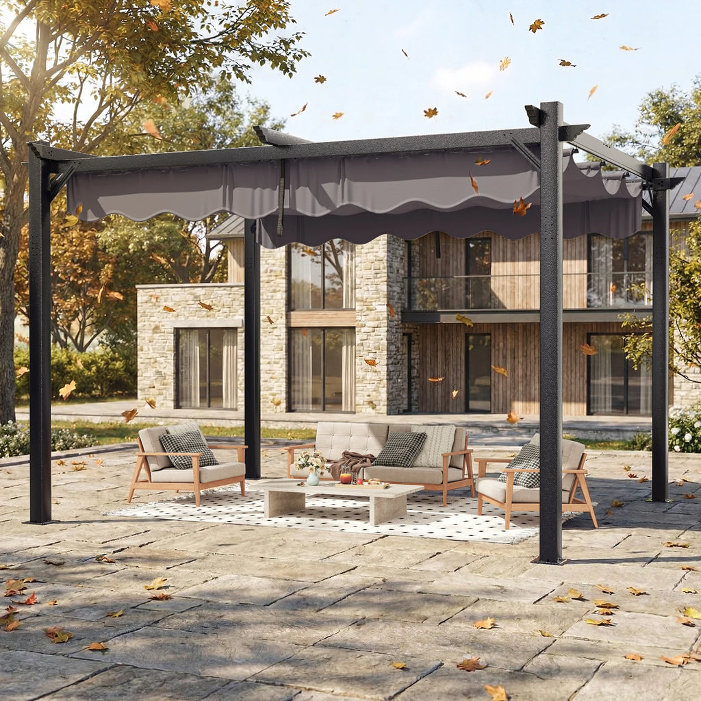 10x12FT Outdoor Aluminum Pergola