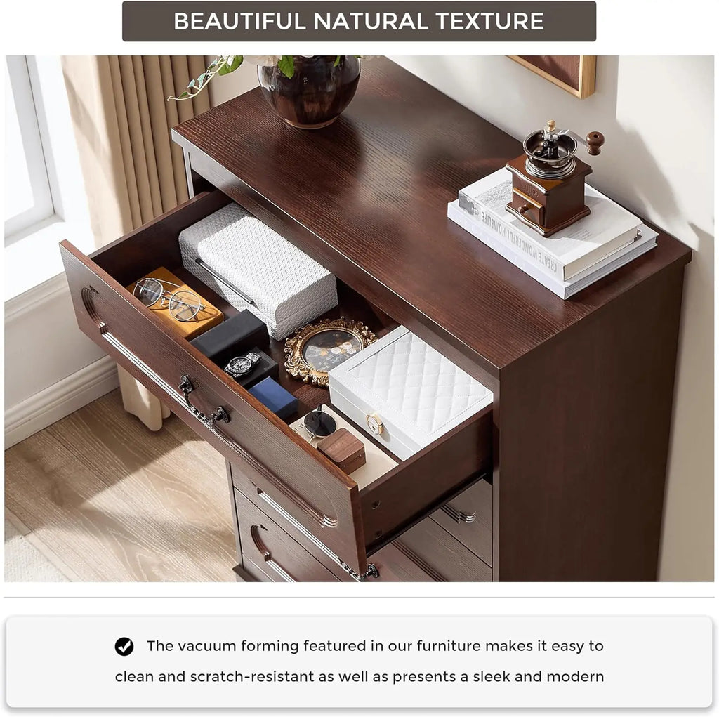 Farmhouse Cherry Wood Dresser